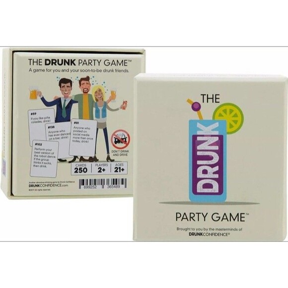 The Drunk Party Game [Adult Party Drinking Game] by DrunkConfidence.com [M-5273] - Picture 1 of 4